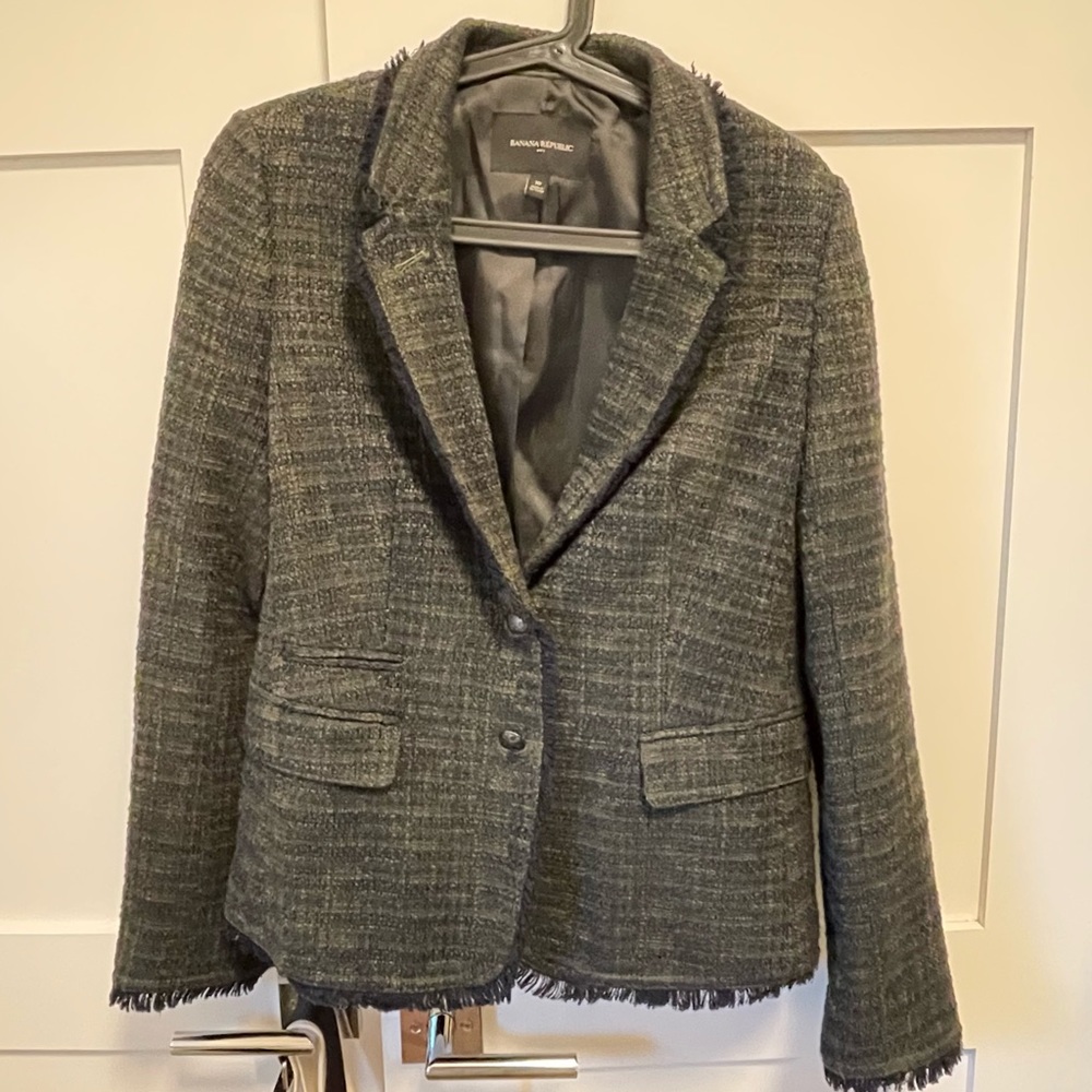 Banana Republic Tweed Blazer